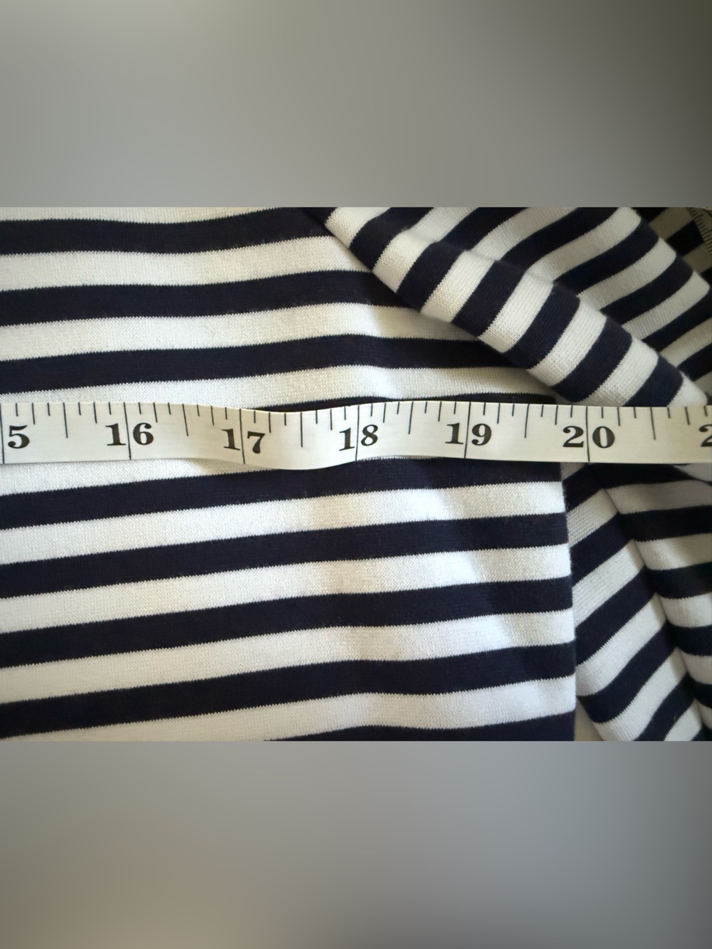 NWOT Sail to Sable Navy and White Striped button front Jacket, small. - Picture 8 of 9